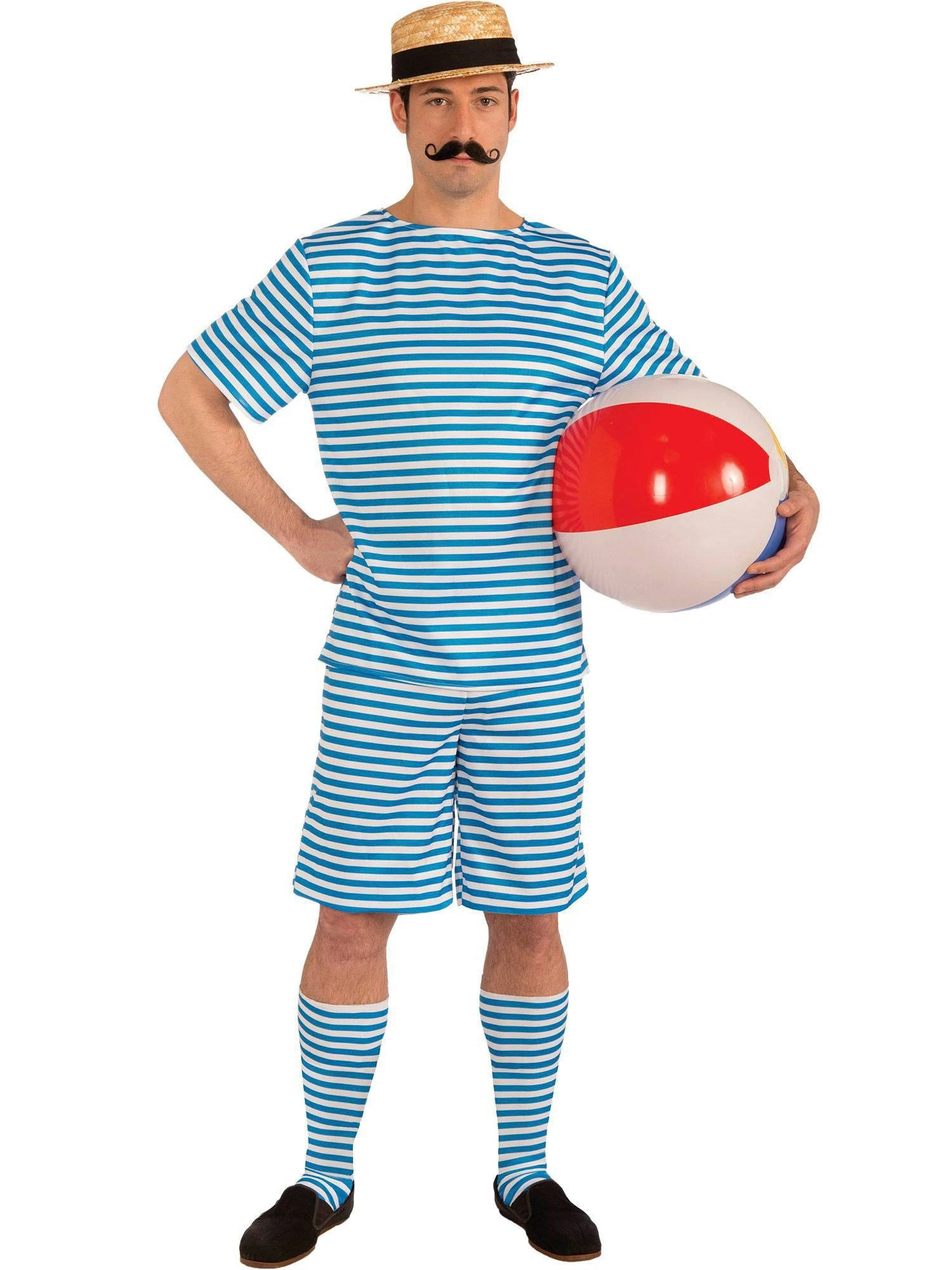 Mens 1920's Male Bathing Suit Costume 1 Mens 1920's Male Bathing Suit Costume