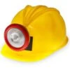 Adult Yellow Light Up Miner Hard Hat