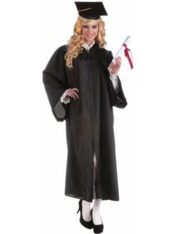 Graduation Black Robe For Adults