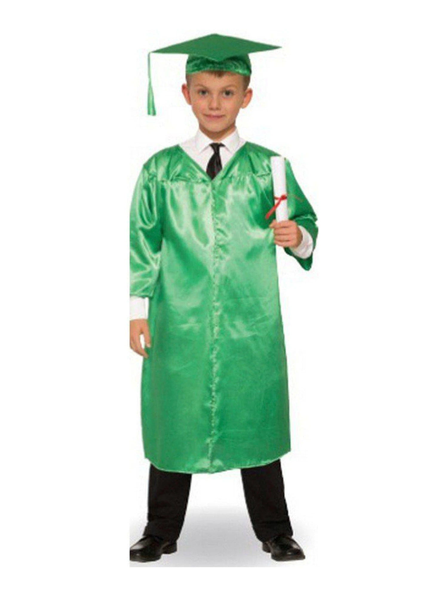 Green Graduation Child Robe 1 Green Graduation Child Robe