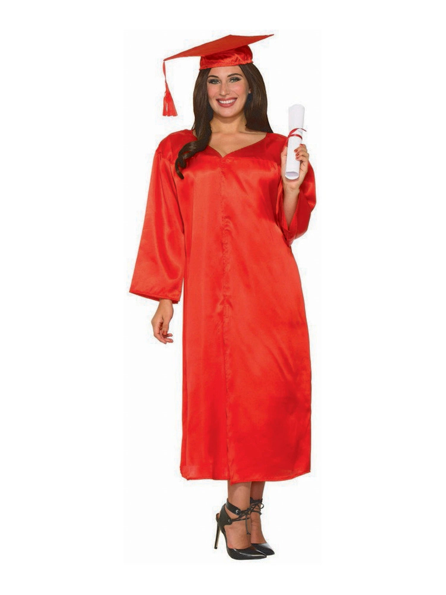 Red Graduation Adult Robe 1 Red Graduation Adult Robe