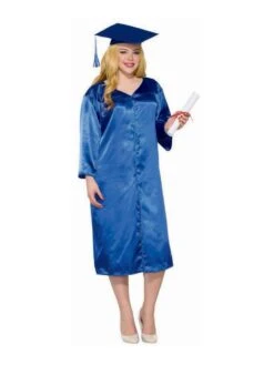 Blue Graduation Adult Robe
