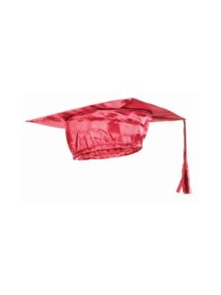 Red Graduation Adult Cap