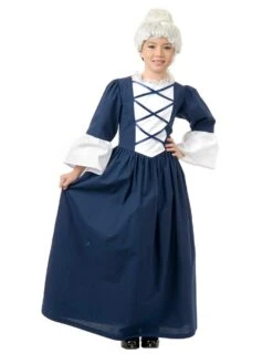 Martha Washington Childrens Dress Costume