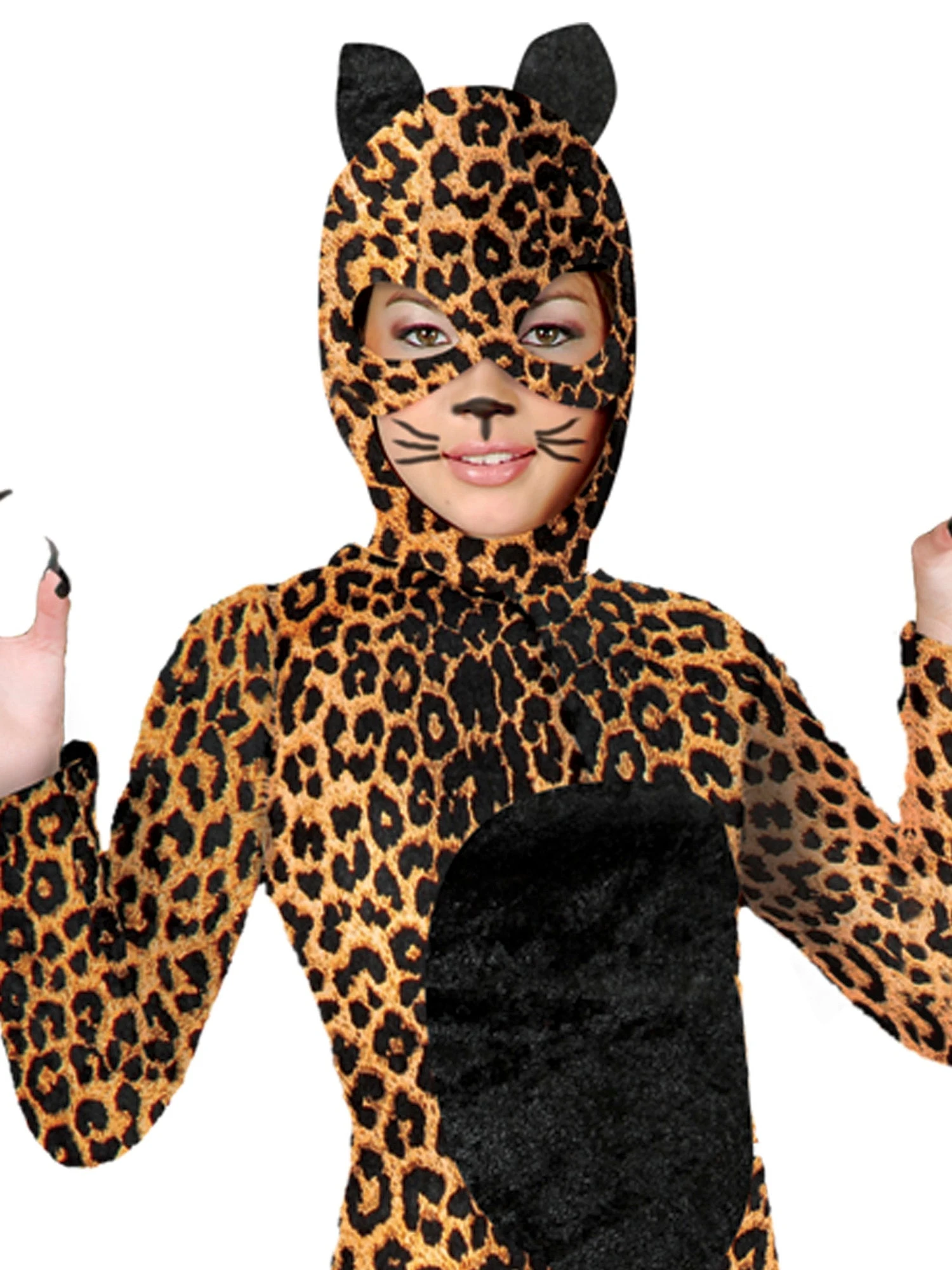Girls Cheetah Costume 2 Girls Cheetah Costume - Image 2