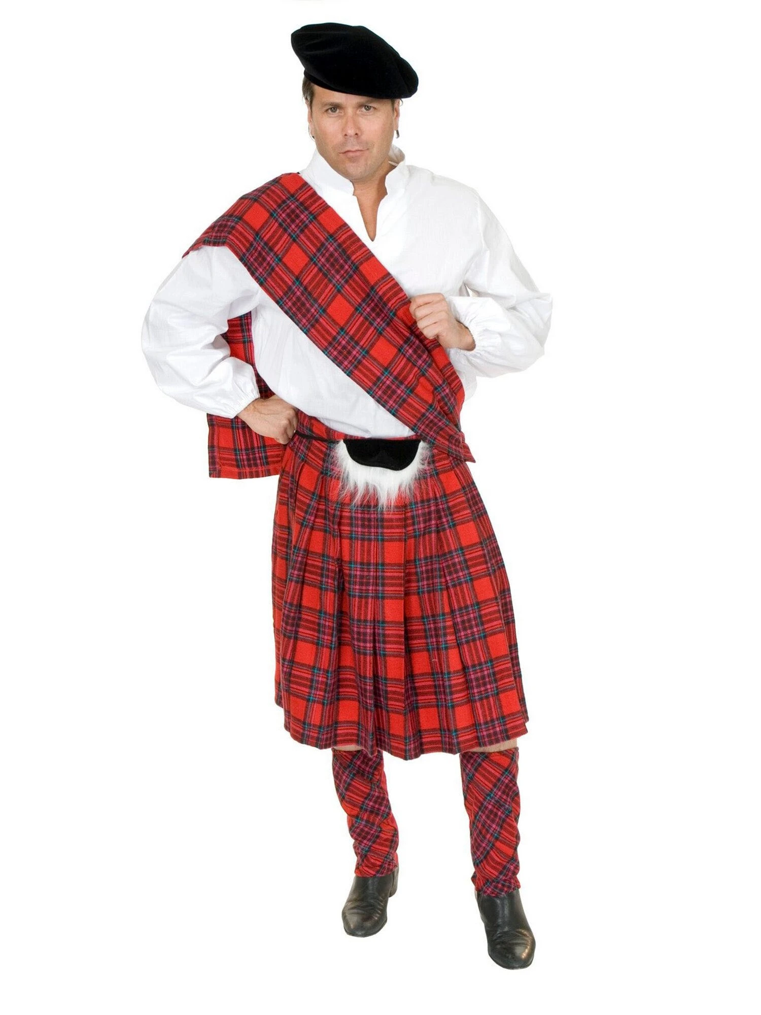 Adult Scottish Kilt Costume 1 Adult Scottish Kilt Costume