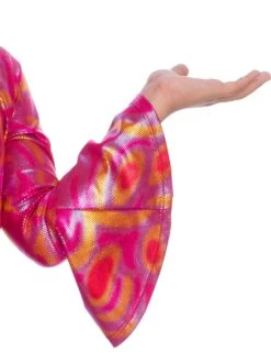 Fuchsia Swirl Disco Diva Costume For Girls -Costume Supercenter Store ch02928c 3