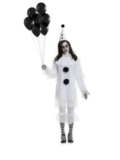 Women's Heart Broken Clown Costume