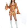 Adult Rainbow Lights Disco Diva Costume