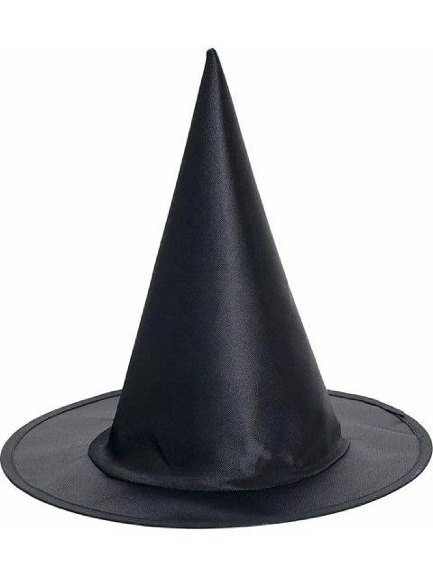 Kids' Black Satin Classic Witch Hat 1 Kids' Black Satin Classic Witch Hat