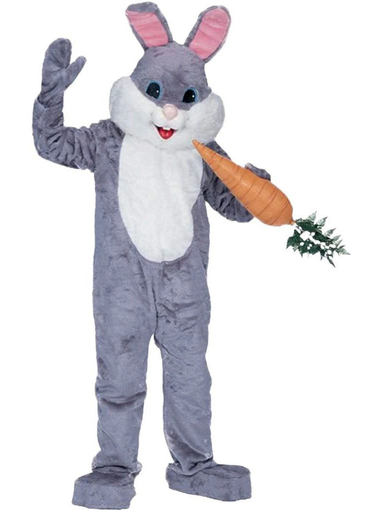 Rabbit Complete (Grey) Mascot Adult Costume 1 Rabbit Complete (Grey) Mascot Adult Costume