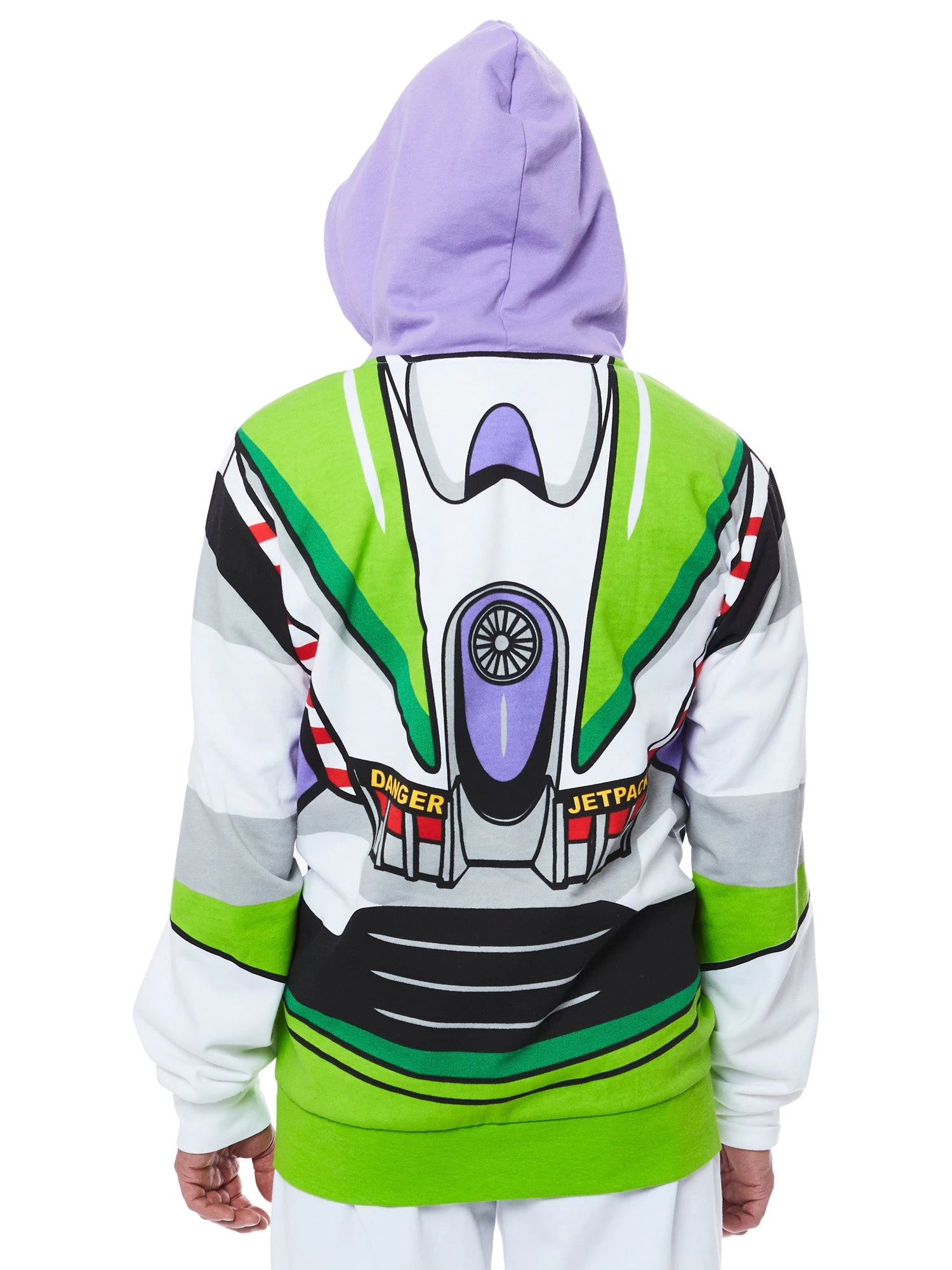 Toy Story 4 Adult Buzz Lightyear Hoodie Costume 2 Toy Story 4 Adult Buzz Lightyear Hoodie Costume - Image 2
