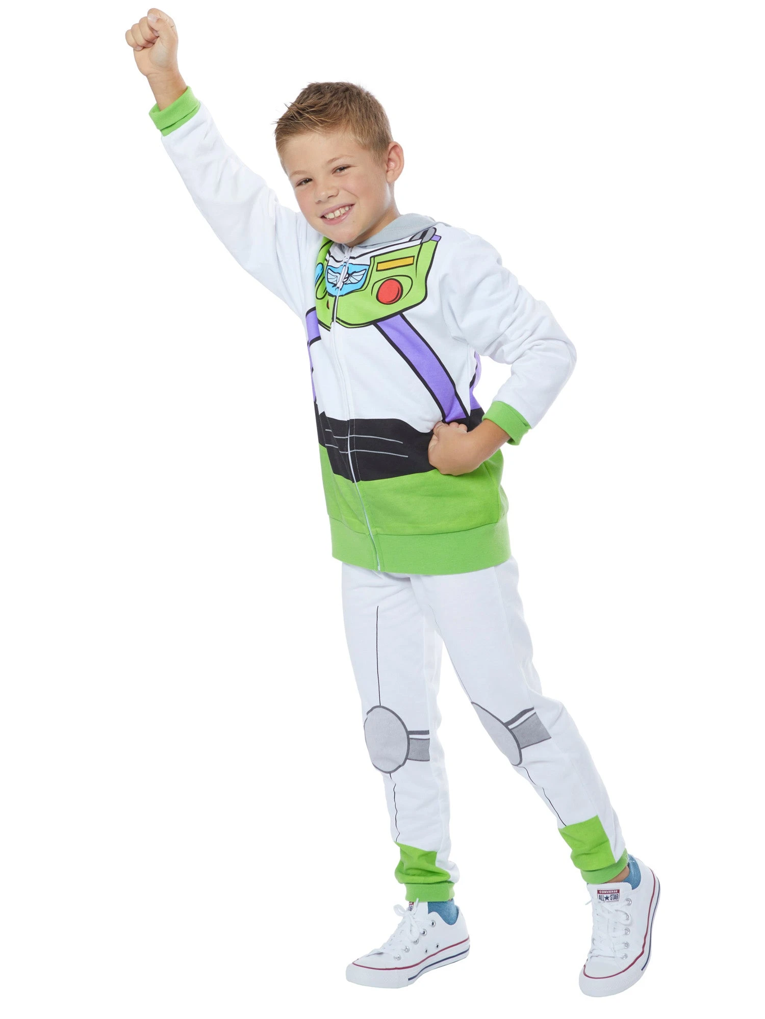 Toy Story 4 Child Buzz Lightyear Hoodie And Pants Costume 1 Toy Story 4 Child Buzz Lightyear Hoodie And Pants Costume