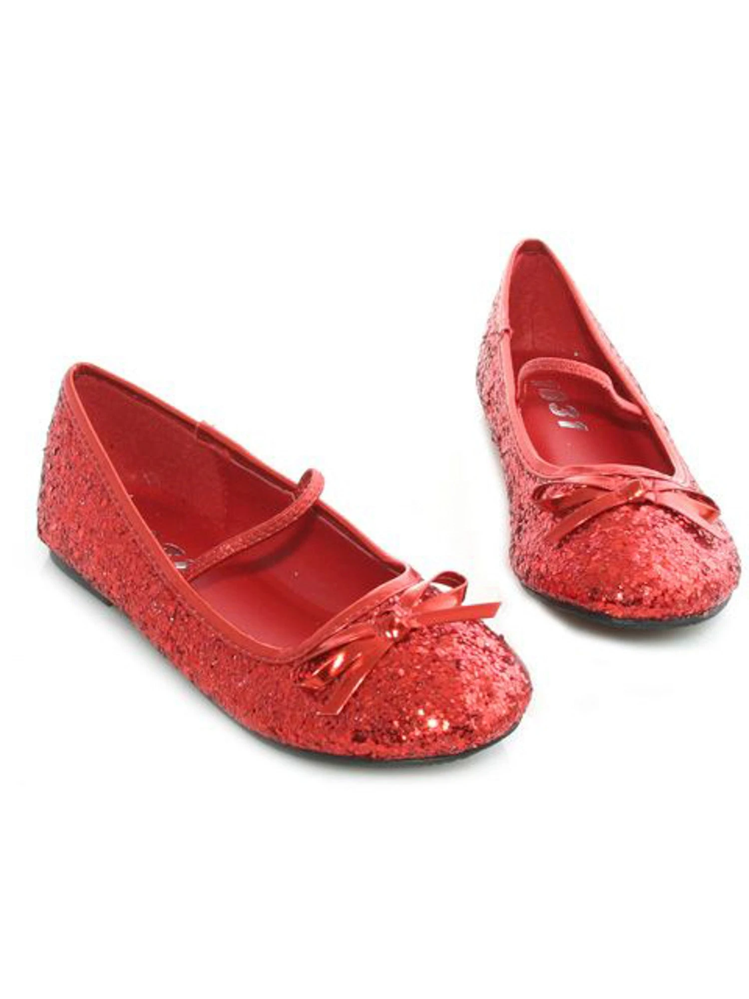 Red Ballet Slipper With Glitter Child 1 Red Ballet Slipper With Glitter Child