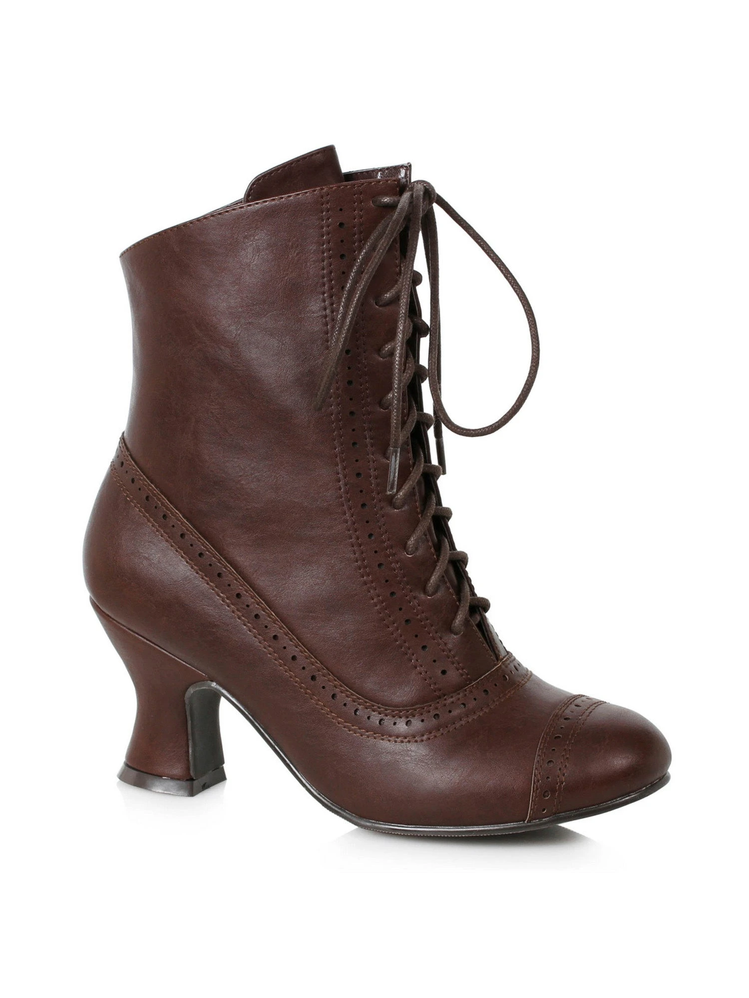 Brown Victorian Adult Bootie With 2.5-inch Heel 1 Brown Victorian Adult Bootie With 2.5-inch Heel