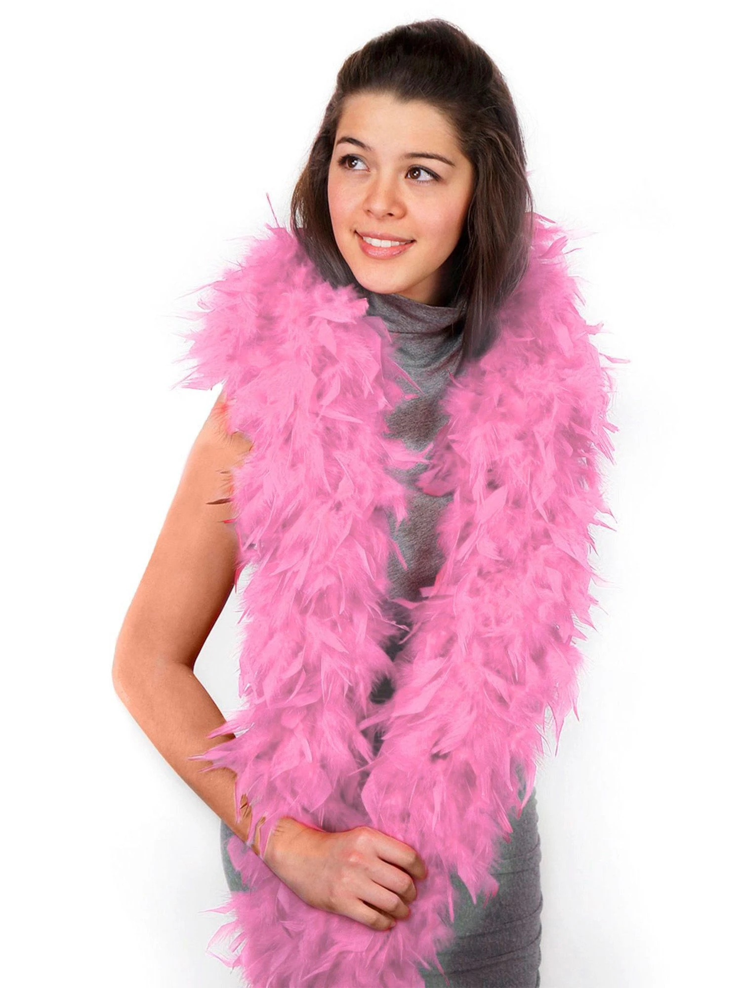 Adult Classic Pink Feather Boa 1 Adult Classic Pink Feather Boa