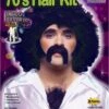 Adult Black 1970's Disco Dude Hair Set