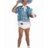Blue Adult Baby Boomer Costume