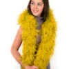 Adult Yellow Feather Boa