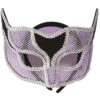 Adult Silver Netted Mask