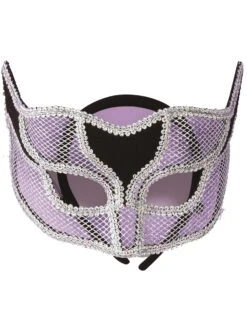 Adult Silver Netted Mask