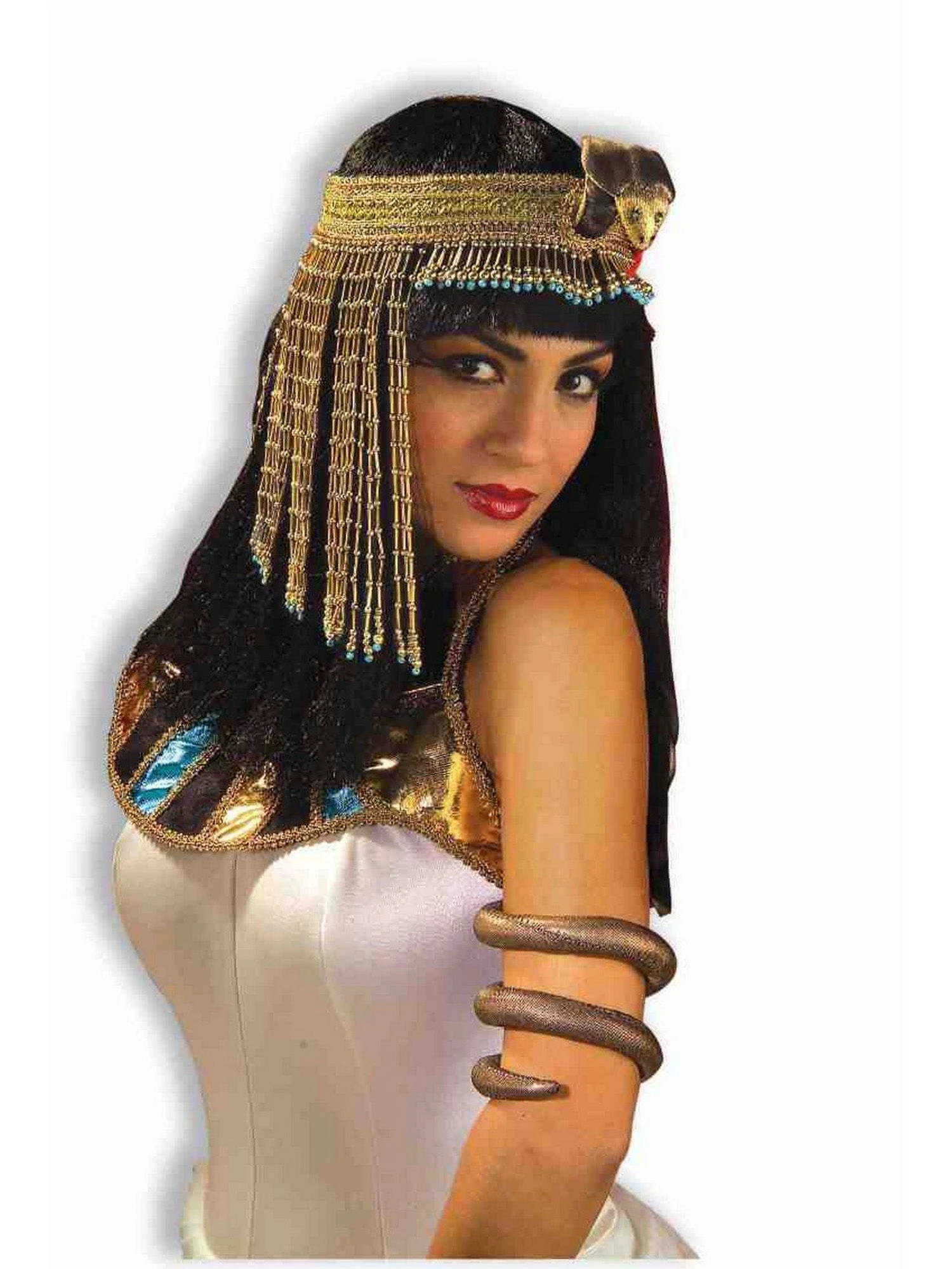 Women's Beaded Serpent Headpiece 1 Women's Beaded Serpent Headpiece