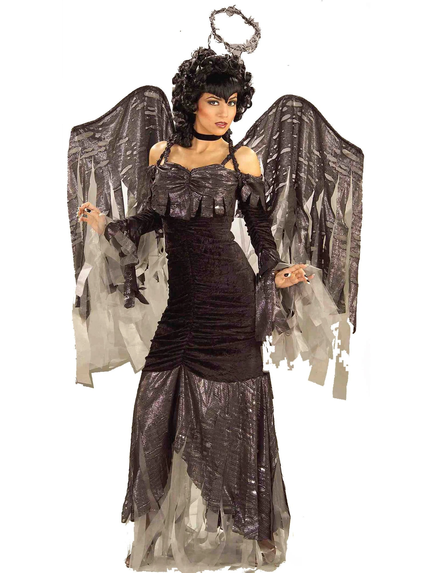 Womens Gothic Angel Costume 1 Womens Gothic Angel Costume