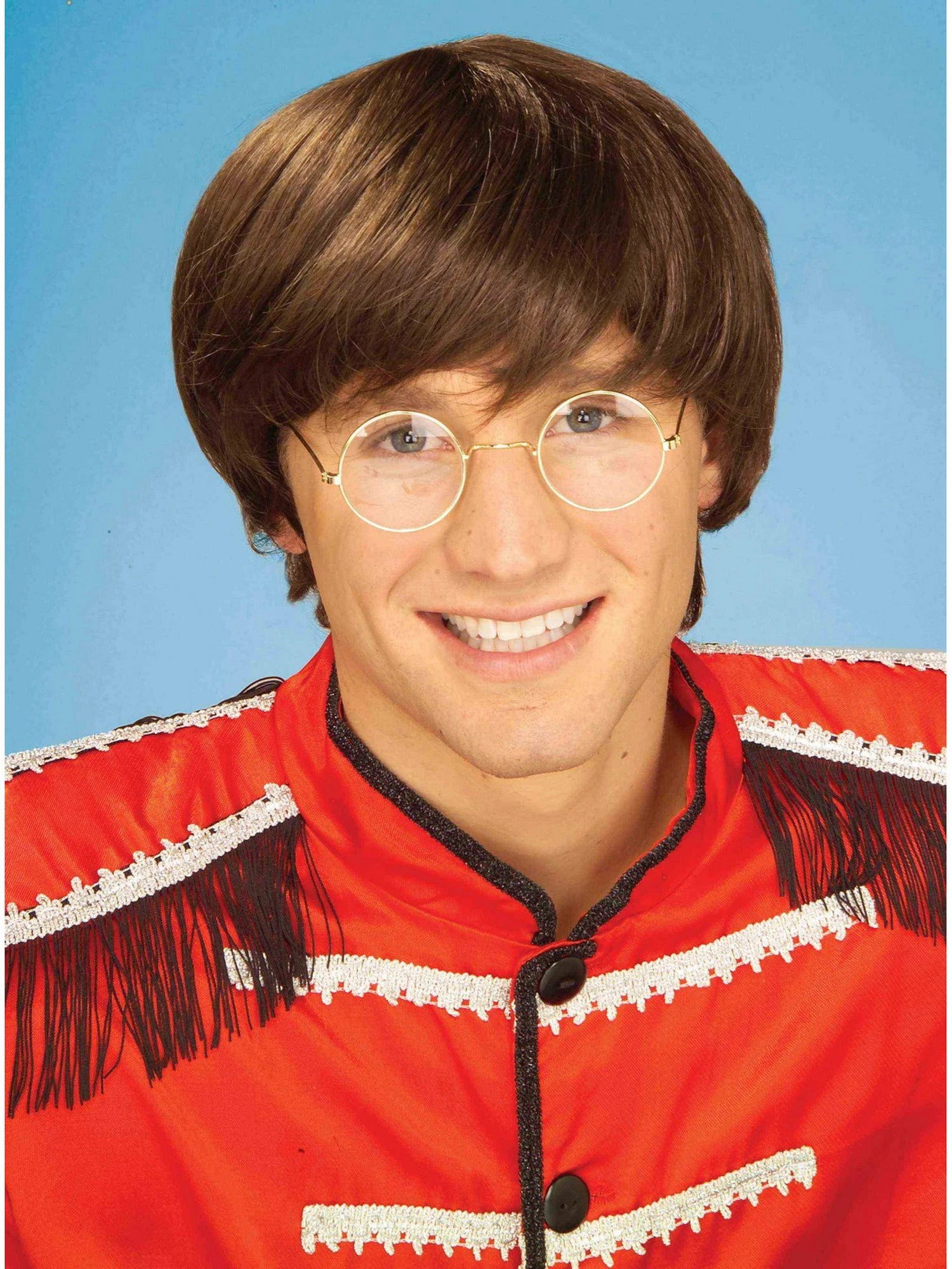 Adult Brown 1960's Groovin Wig 1 Adult Brown 1960's Groovin Wig