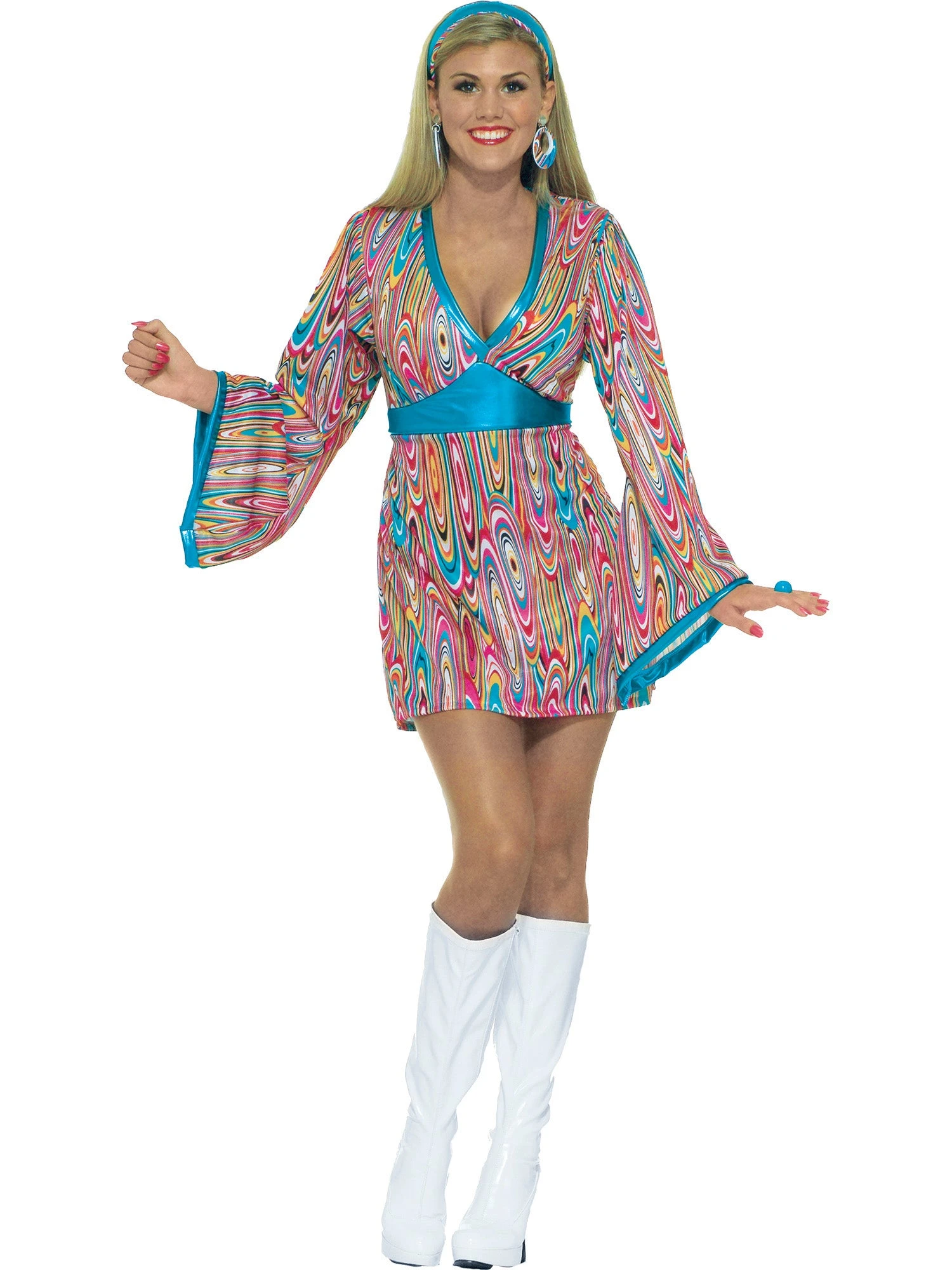 Wild Swirl Dress Adult Costume 1 Wild Swirl Dress Adult Costume