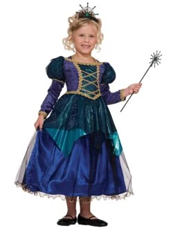 Girls' Sparkle Spider Witch Costume
