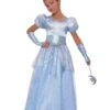 Girls' Silver Blue Princess Costume