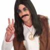 Adult Long Brown Hippie Wig