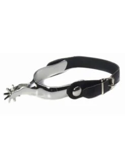 Adult Black And Silver Cowboy Spurs - Deluxe