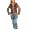 Women's 1960's Groovy Hippie Top And Headpiece Set