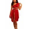 Womens Red Goddess Costume