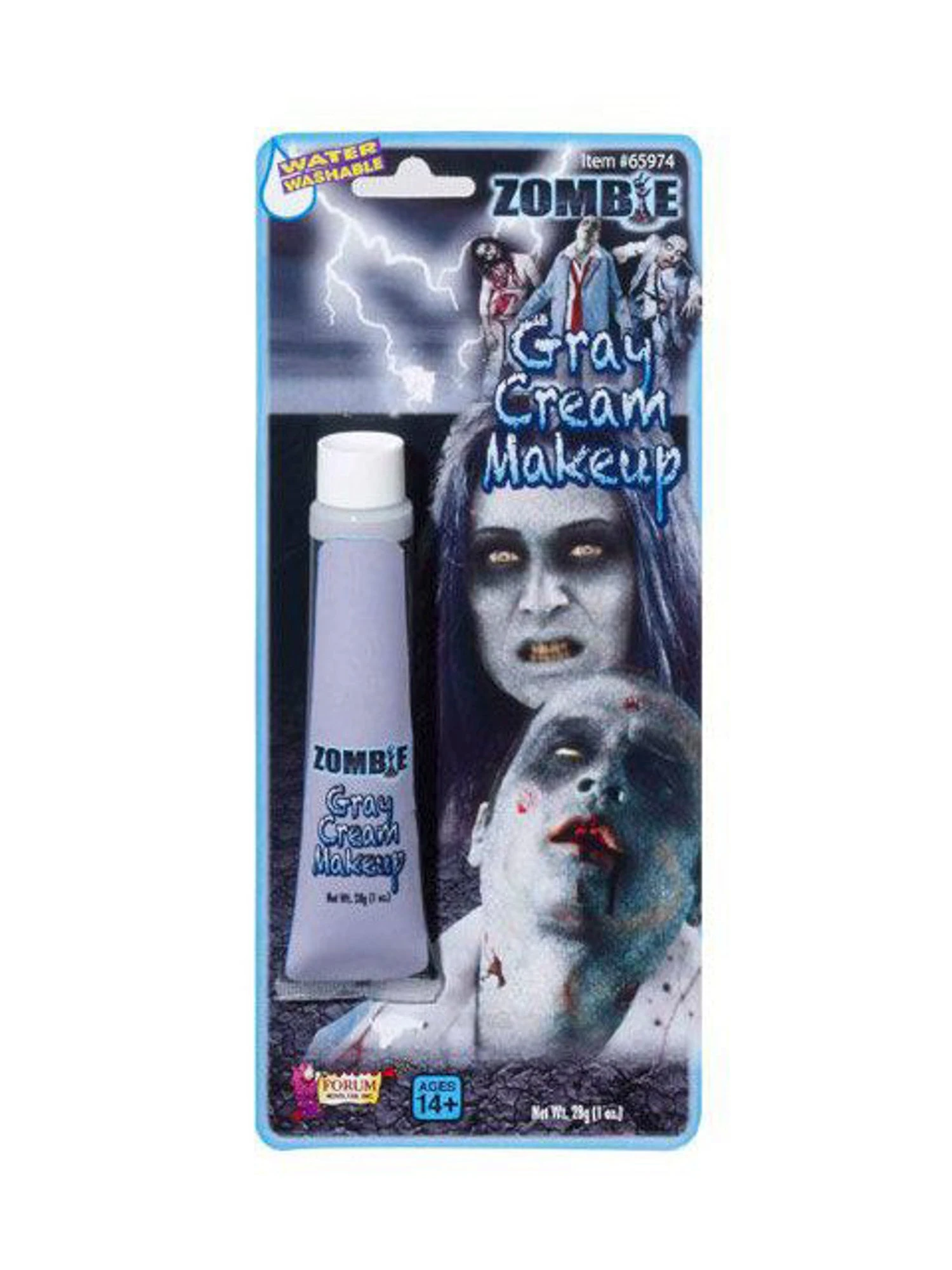 Adult Zombie Gray Cream Makeup 1 Adult Zombie Gray Cream Makeup