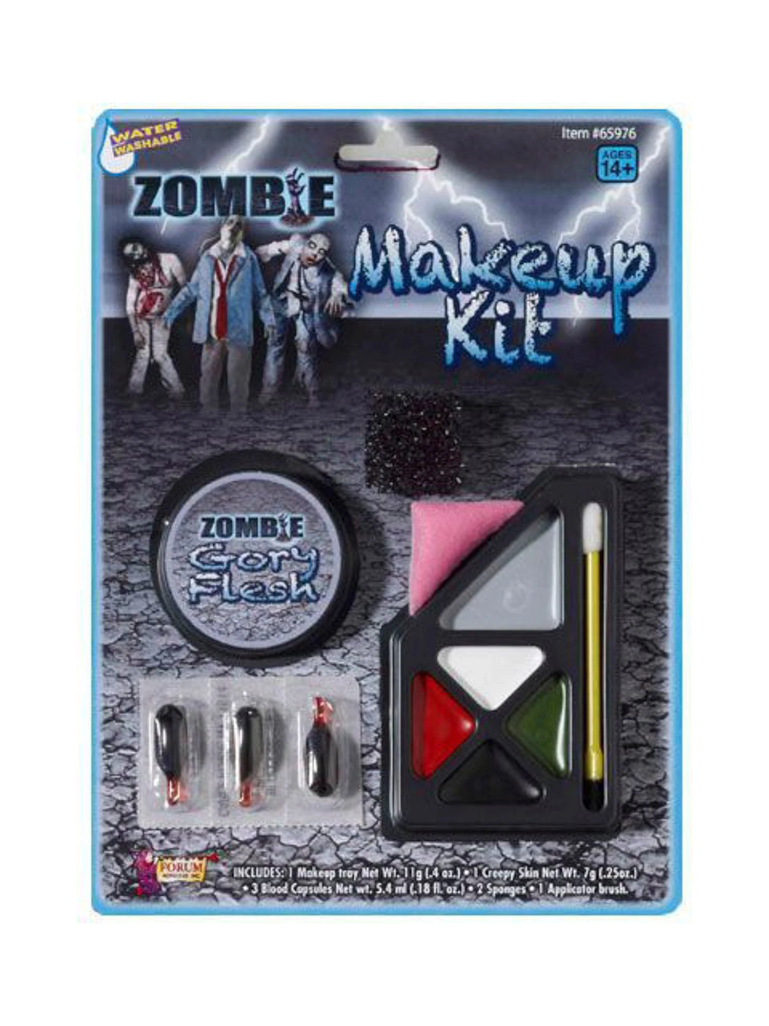 Complete Zombie Makeup Set 1 Complete Zombie Makeup Set