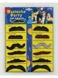 Adult Variety Pack Of Mustaches