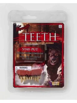 Adult Stay Put Werewolf Teeth