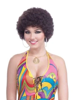 Adult Brown Afro Wig