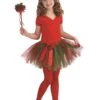 Kids' Red/Green Christmas Tutu Accessory