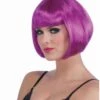 Women's Neon Purple Bob Wig