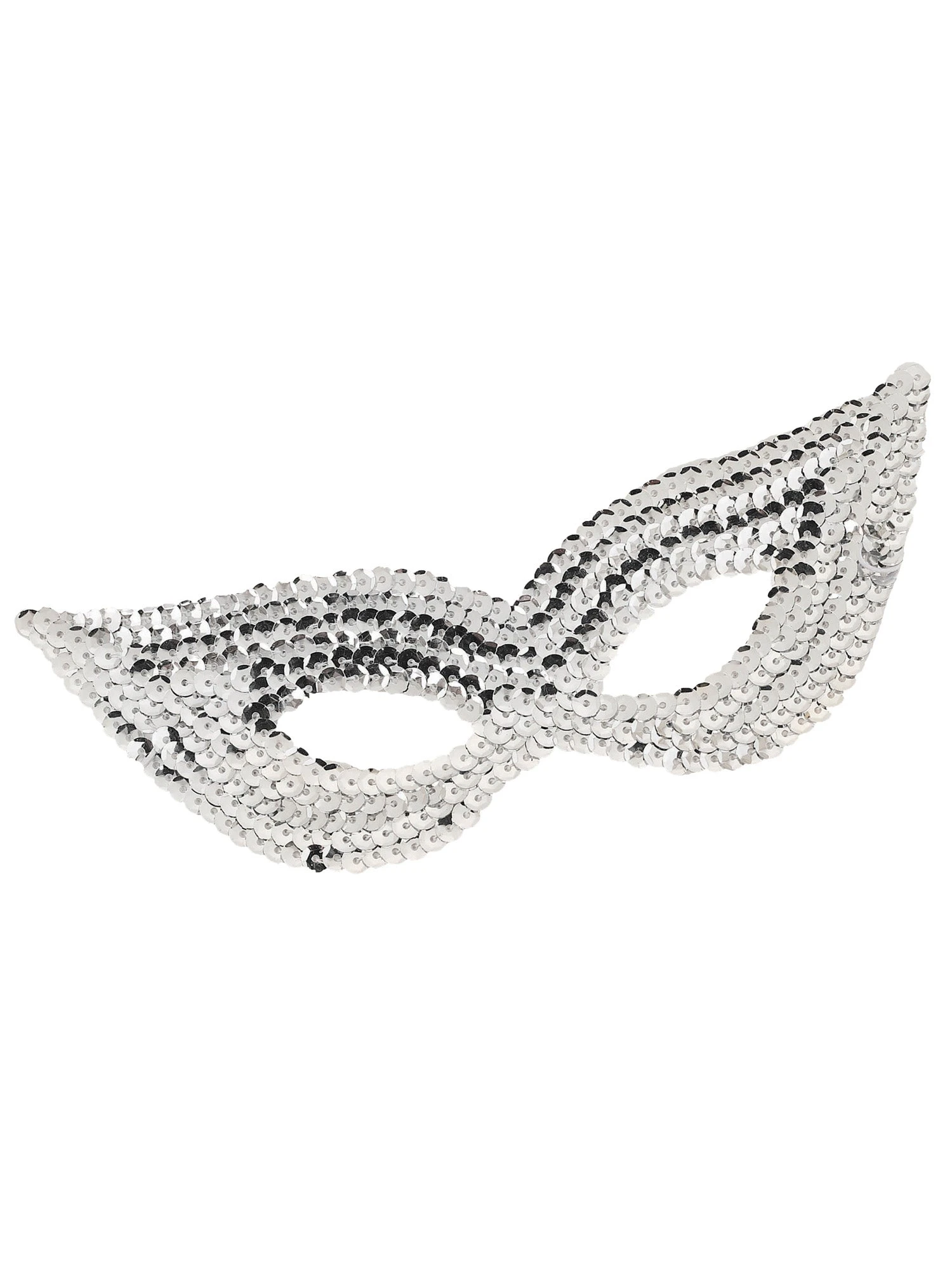 Sequin Eye Mask - Silver 1 Sequin Eye Mask - Silver
