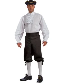 Men's Black Colonial Knickers Costume Pants