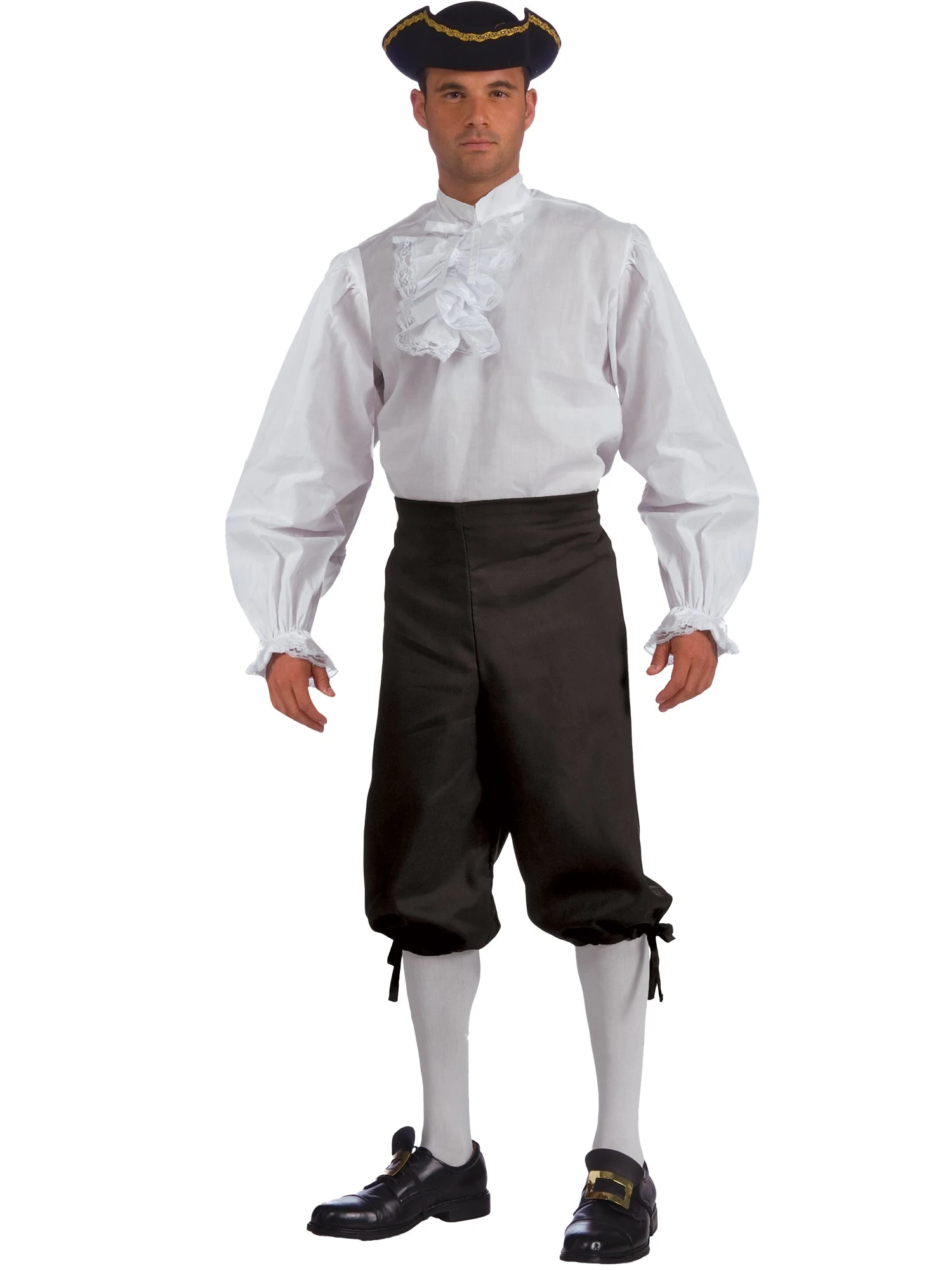 Men's Black Colonial Knickers Costume Pants 1 Men's Black Colonial Knickers Costume Pants