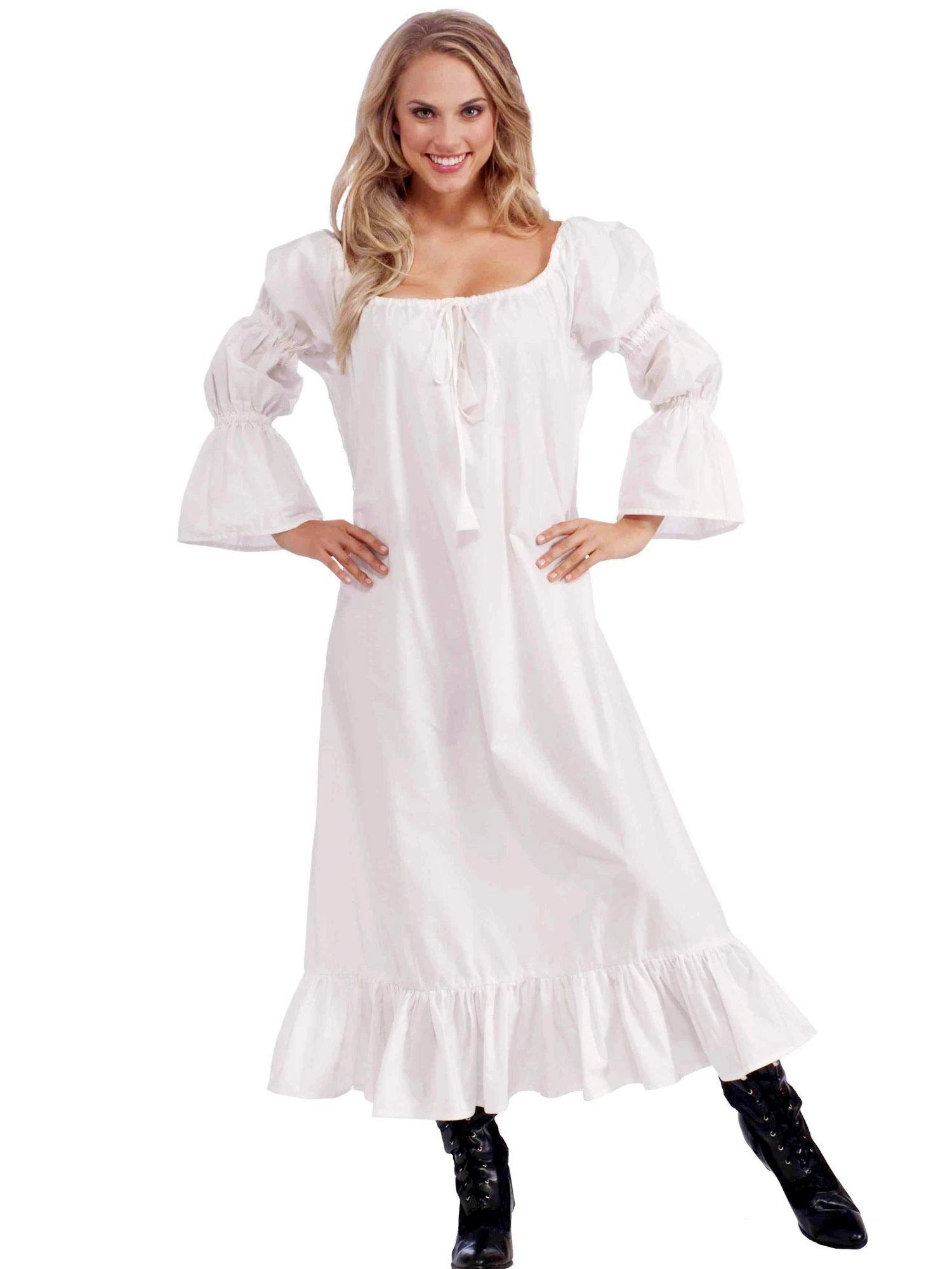 Womens Medieval Lady Chemise Adult Gown 1 Womens Medieval Lady Chemise Adult Gown