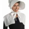Adult White Victorian Bonnet