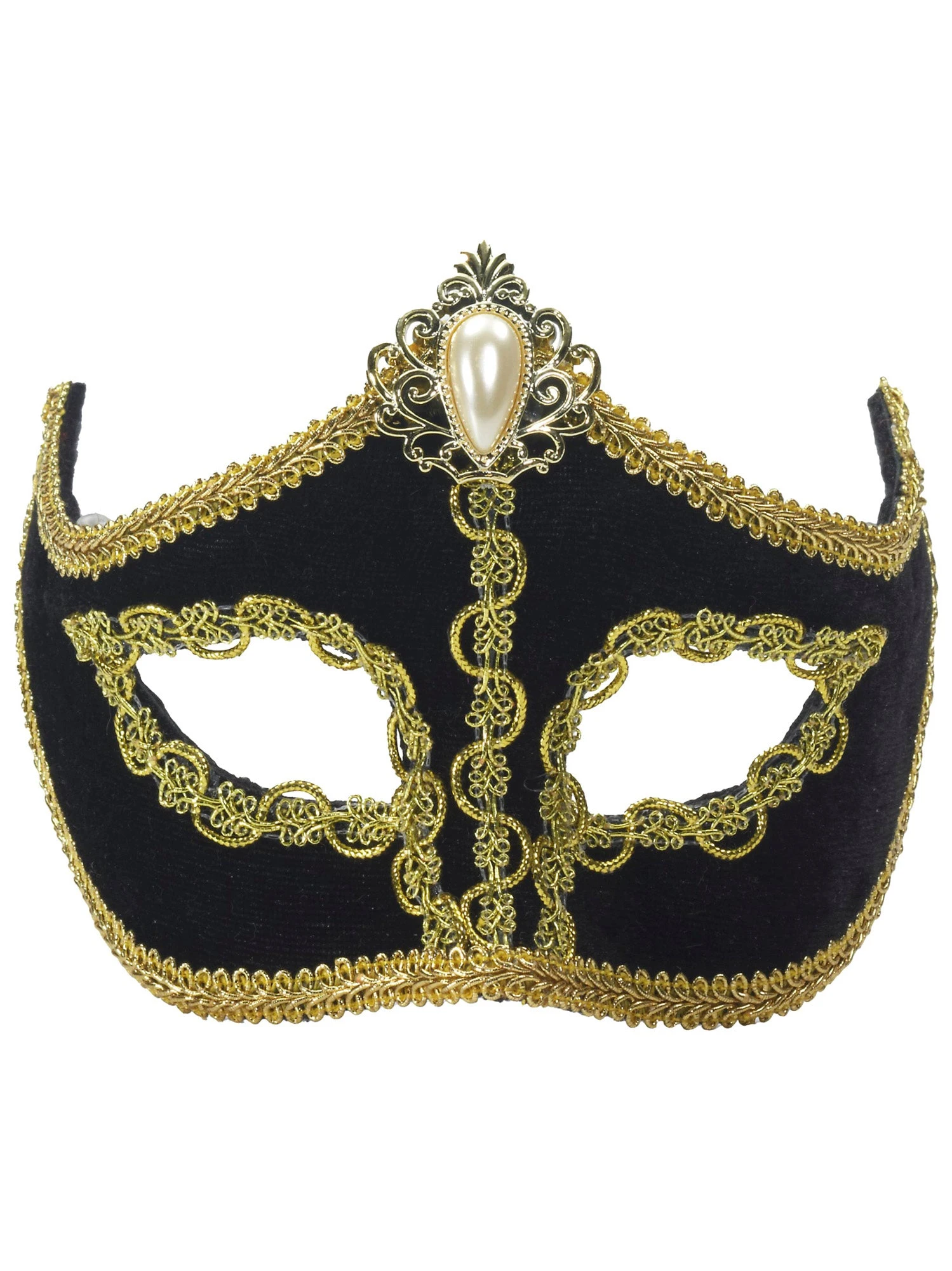 Black Velvet Venetian Mask 1 Black Velvet Venetian Mask