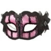 Adult Pale Pink Venetian Half Mask