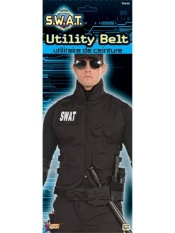 Adult Black S.W.A.T. Utility Belt